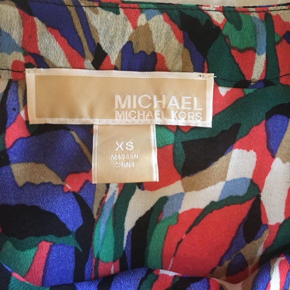 Michael Kors Colorful Sleeveless Blouse XS - Picture 2 of 4